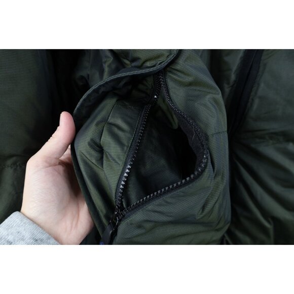 Vtg 90s Nautica Competition Mens Large Spell Out Color Block Down Puffer Jacket - Picture 5 of 16